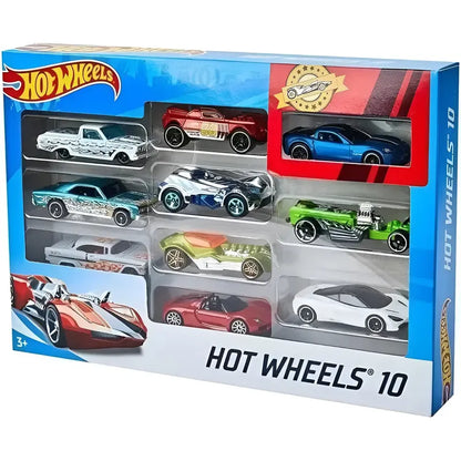 Hot Wheels Pack 10 Autos 1:64 Set Colección Juguete Regalo N Vario
