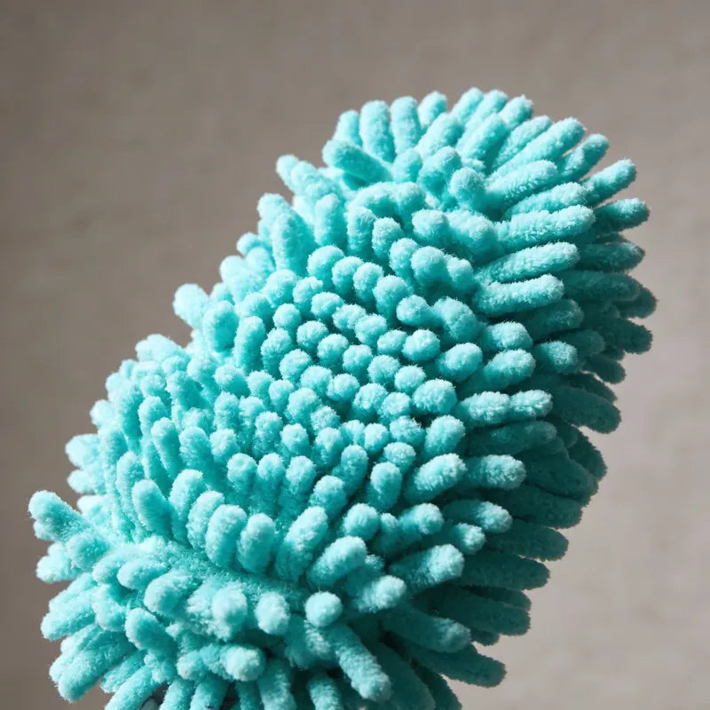 Plumero De Microfibras 18x32 Celeste