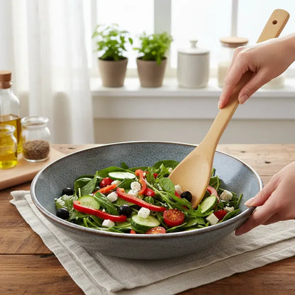 Cuchara De Bambú 30 Cm Cocina Utensilio Madera Antiadherente Madera