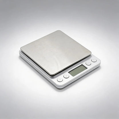 Balanza Digital Gramera 2 Kg Alta Precision Plata / Blanco 2 Kg