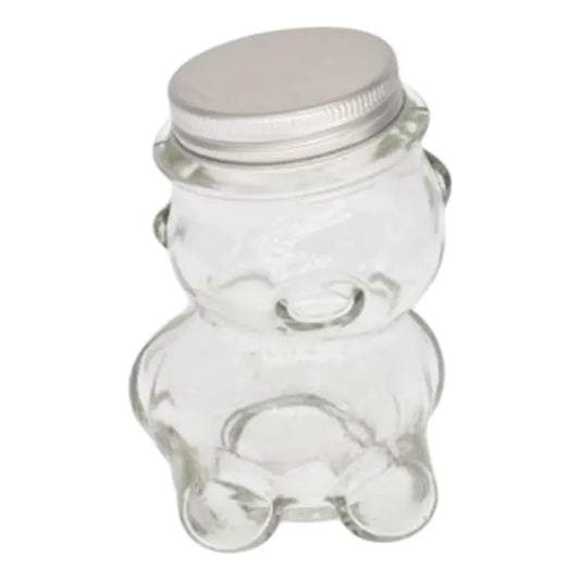 Pack 12 Botella Osito De Vidrio 130 Ml Vidrio
