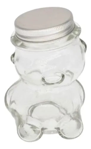 Pack 12 Botella Osito De Vidrio 130 Ml Vidrio
