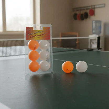 Pack 12 Pelotas De Pin-pon Mesa Tenis Balls Blanco Y Naranja