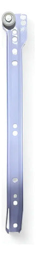 Pack 2 Corredera O Riel Blanco Para Cajón 50 Cm Blanco