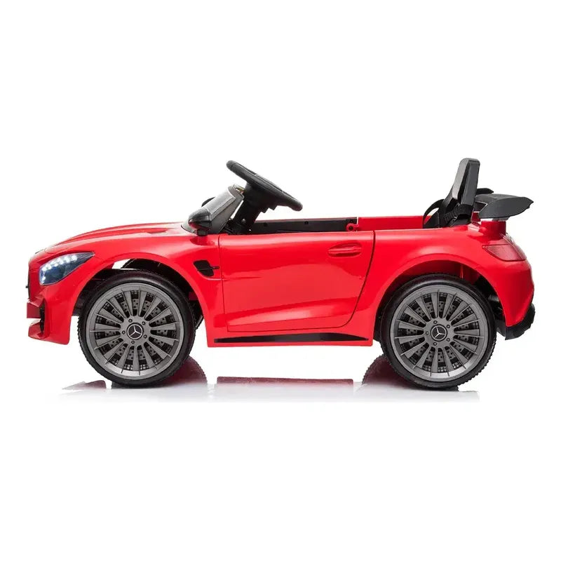 Auto A Batería Infantil Rojo Mercedes Benz Rojo