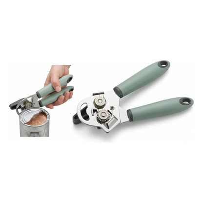 Abridor De Latas Manual En Acero Inoxidable Verde Menta