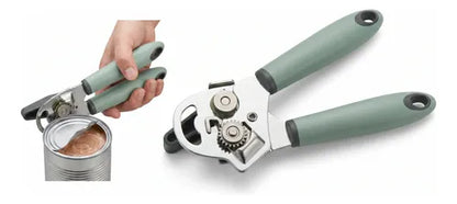 Abridor De Latas Manual En Acero Inoxidable Verde Menta