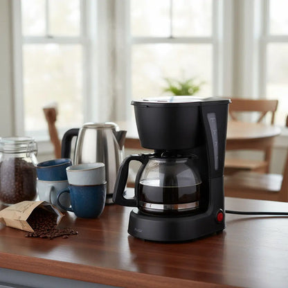 Cafetera Por Goteo Nex Cf-650 4 Tazas 600ml Negra Automática Negro