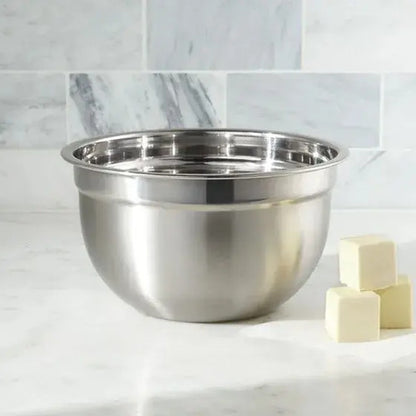 Pack 2 Bowl Acero Inoxidable 30cm Ensaladera Bowl 30x 13,5cm Plateado
