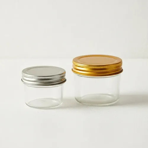 Pack 12 Frascos De Vidrio  100ml Tapa Metalica Vidrio