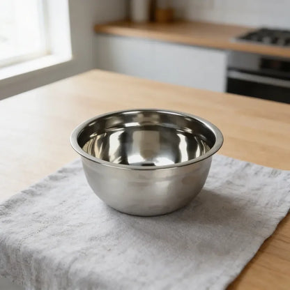 Bowl Profundo 20 Cm Acero Inoxidable Plateado