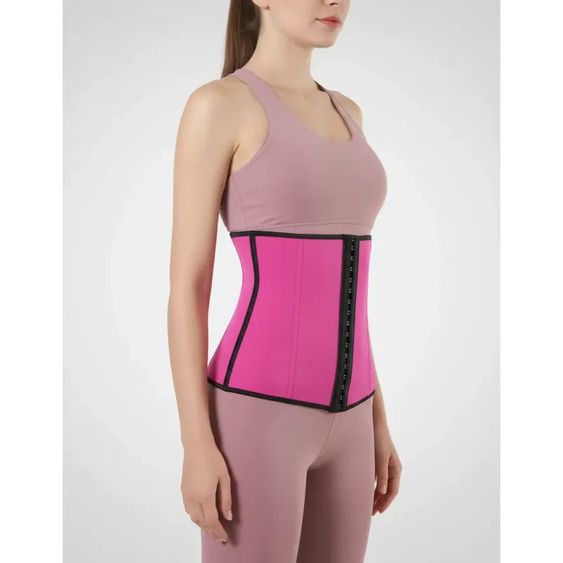 Faja Reductora Cinturilla Reloj Arena Color Rosa Rosa Chicle Estandar
