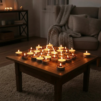 Set De 30 Velas Tealight Aromáticas,ambientes Con Encanto