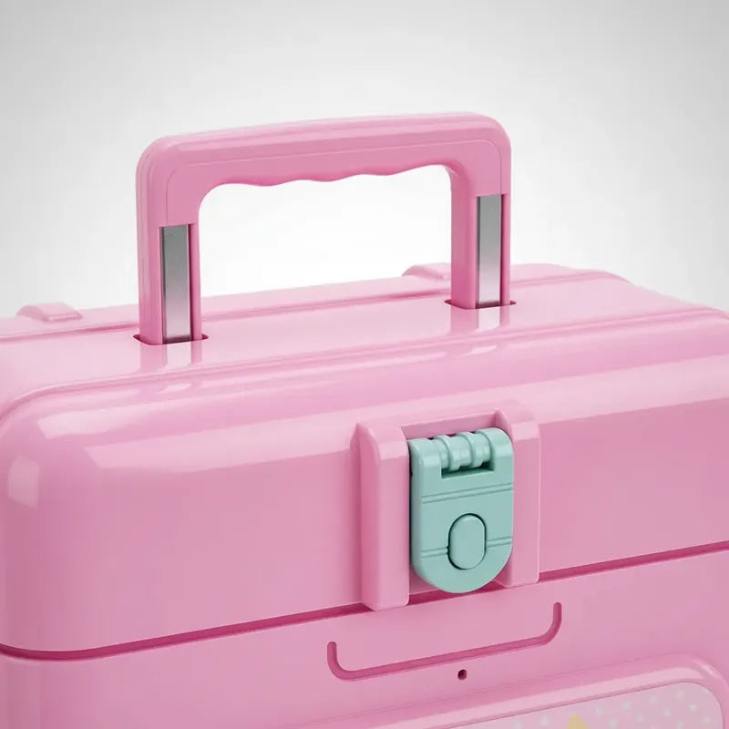 Juguete Set Mochila De Veterinario Mascotas Para Niños Rosa Chicle
