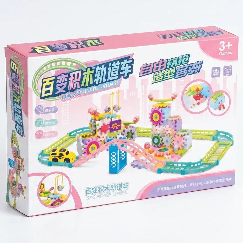 Juego Construcción Engranajes Giratorios Infantil