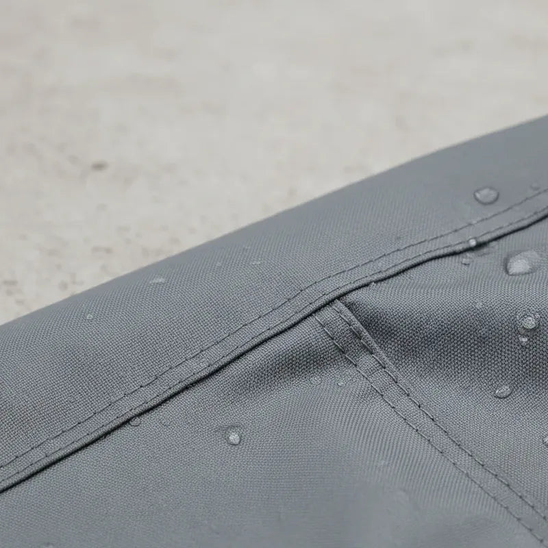 Funda Cubre Moto Impermeable Doble Costura Gris