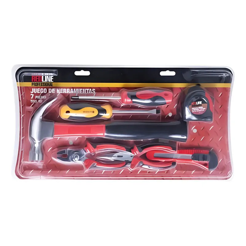Set De Herramientas Manuales Red Line 7 Piezas Multi