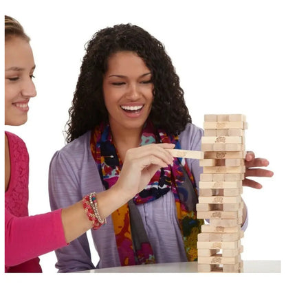 Juego De Mesa Jenga Clásico: Apila Bloques En Torre