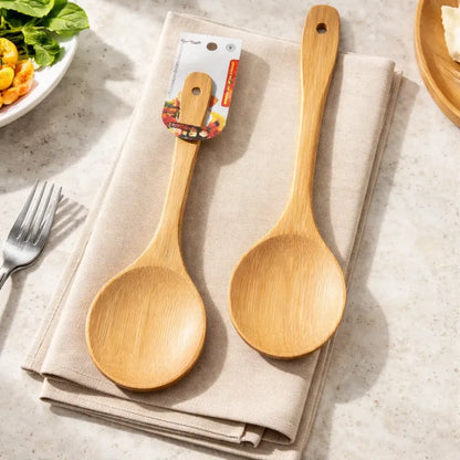 Cuchara De Bambu 31cmx8cm Para Cocinar Utensilio De Madera Madera