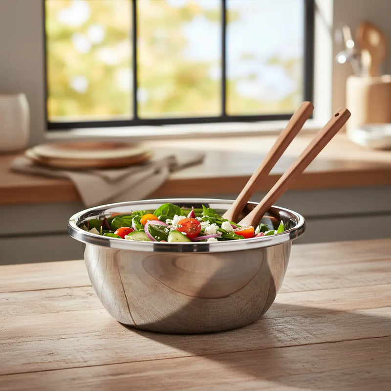 Bowl Tazón Profundo 26cm Acero Inoxidable Cocina Acero Inoxidable