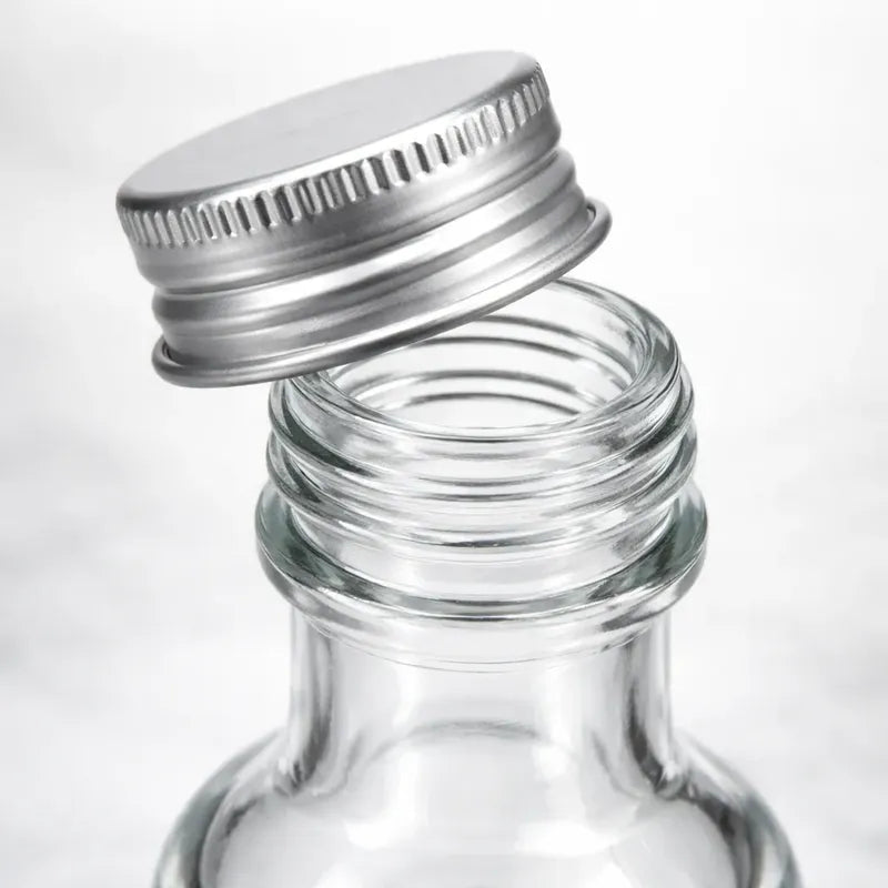 Pack 12 Frascos De Vidrio Ideal Para  Aceite O Esencias Vidrio