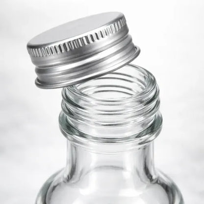 Pack 12 Frascos De Vidrio Ideal Para  Aceite O Esencias Vidrio