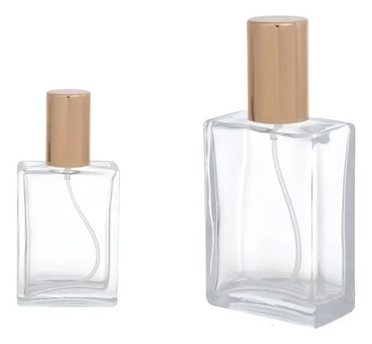 Pack 12 Botella Recargable Perfume Atomizador 50ml Vidrio Vidrio