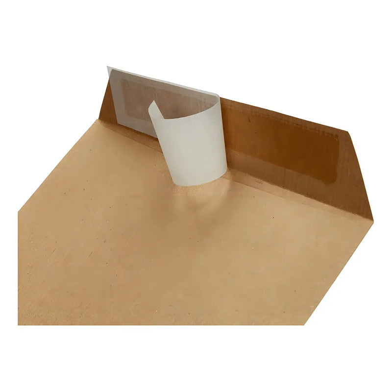 Sobres De Papel Kraft Fc Autocierre Rápido Set 50 Und Color Marrón Sobre Kraft