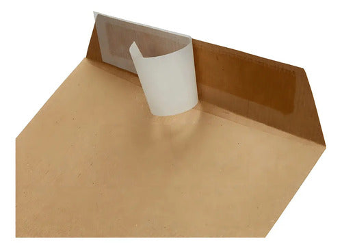 Sobres De Papel Kraft Fc Autocierre Rápido Set 50 Und Color Marrón Sobre Kraft
