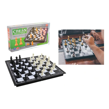 Juego De Ajedrez Plegable Tablero Magnético Educativo