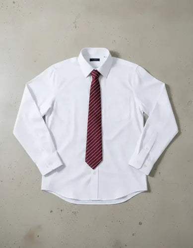 Pack 2 Camisa Escolar Niño Manga Larga Colegio