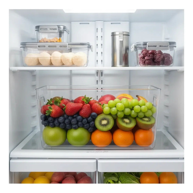 Caja Organizadora Para Refrigerador 11cmx23.5cmx13cm Transparente