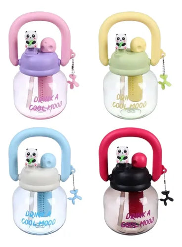 Botella De Agua De Plástico 800ml Para Niños Varios