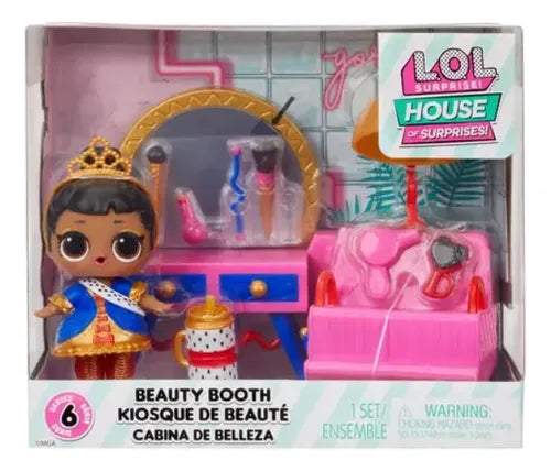 Muñeca Lol Surprise House Beauty Booth Kiosque De Beauté