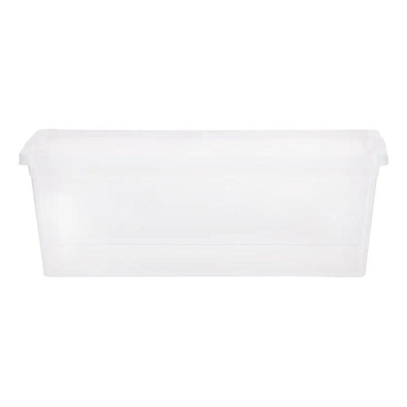 Caja Organizadora 6 Litros Transparente Blanco