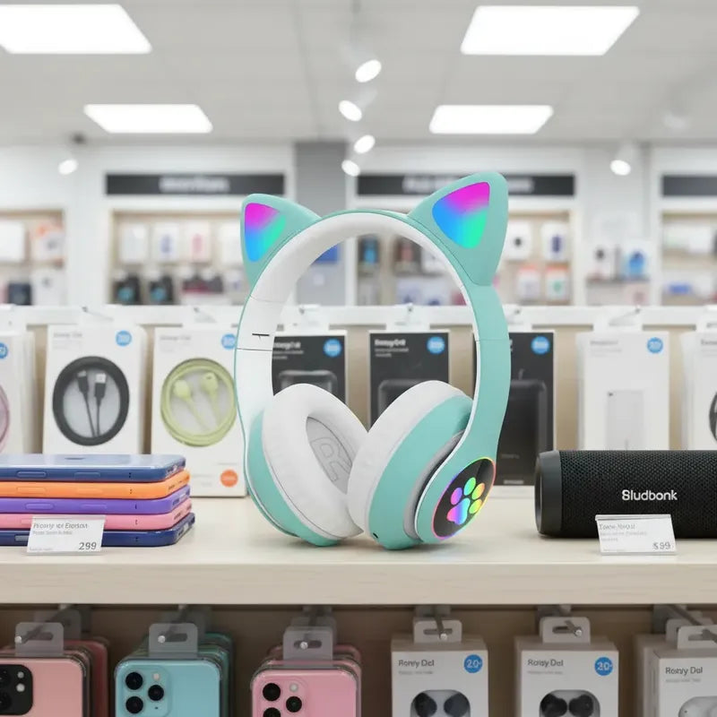 Auriculares Inalámbricos Gato Gaming Stn-28 Led-niña