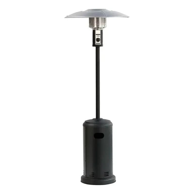 Estufa Patio Exterior A Gas 13kw Calefactor Terraza Jardín T Negro