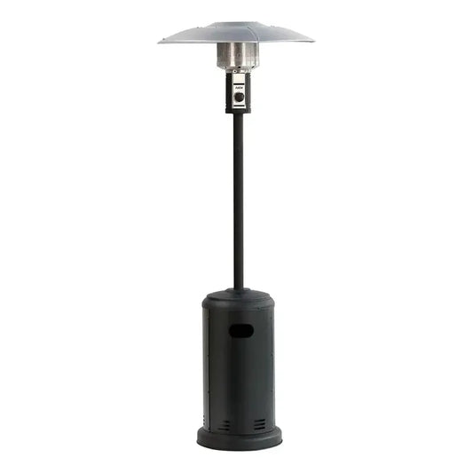 Estufa Patio Exterior A Gas 13kw Calefactor Terraza Jardín T Negro