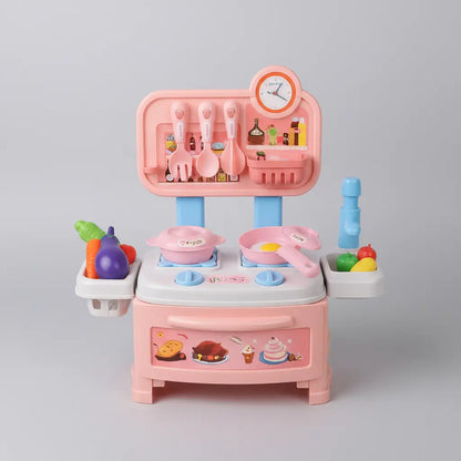 Set Chef De Cocina 20 Piezas Para Niñas Rosa