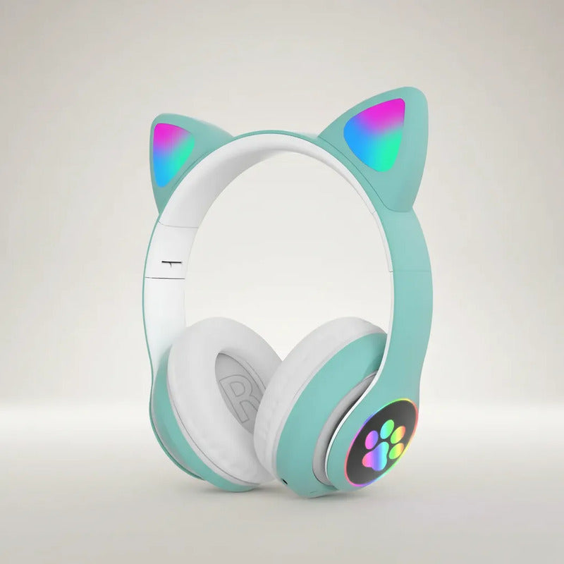 Auriculares Inalámbricos Gato Gaming Stn-28 Led-niña