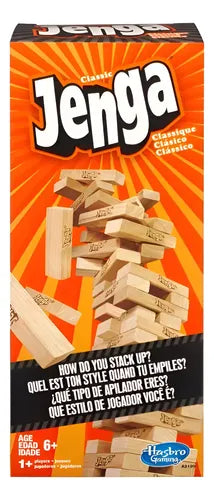 Juego De Mesa Jenga Clásico: Apila Bloques En Torre