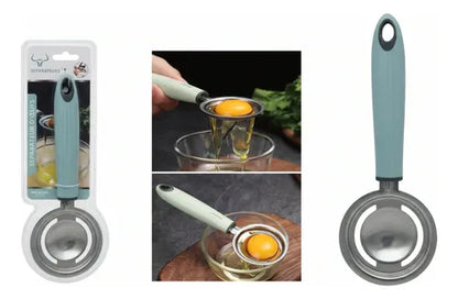 Separador De Huevos De Acero Inoxidable Verde Menta