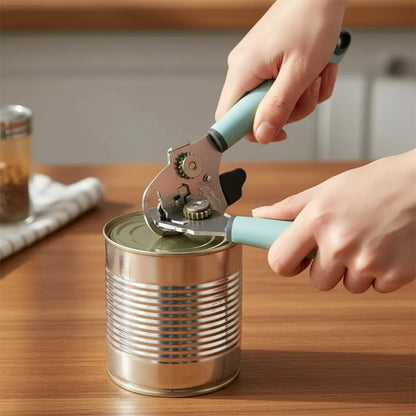 Abridor De Latas Manual En Acero Inoxidable Verde Menta