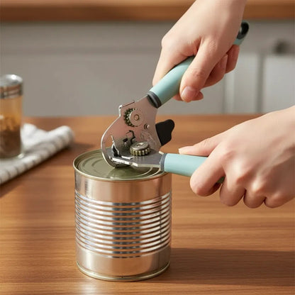 Abridor De Latas Manual En Acero Inoxidable Verde Menta