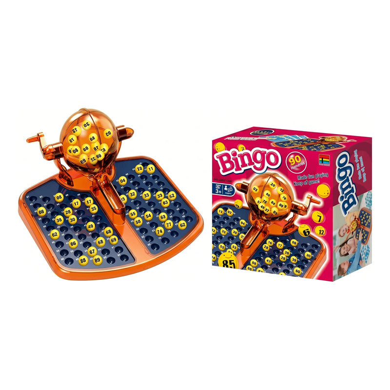 Bingo Lotto Tombola Juego De Mesa Familiar Minijuegos Fiesta