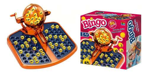 Bingo Lotto Tombola Juego De Mesa Familiar Minijuegos Fiesta