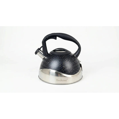 Tetera Silbadora De Acero Inoxidable Baoma De 3 L Para Fuego Directo Y Lavavajillas Varaidos