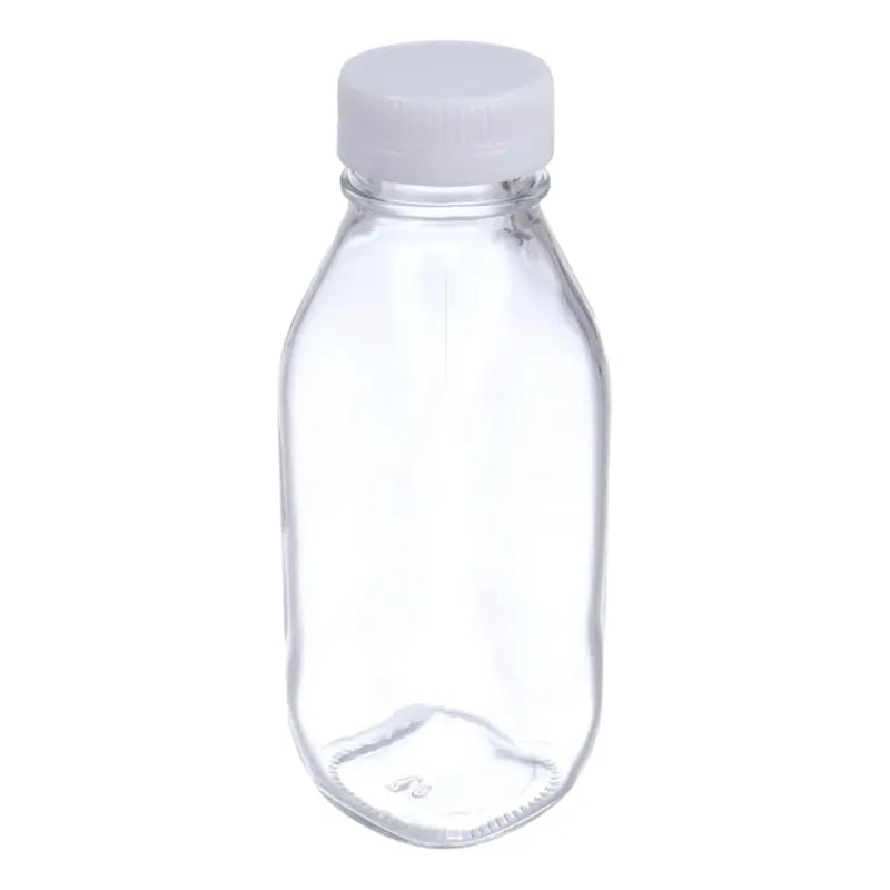 Pack 6 Frascos De Vidrio Para Jugos Con Tapa Plástica 1000ml Vidrio