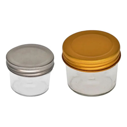 Pack 12 Frascos De Vidrio  100ml Tapa Metalica Vidrio