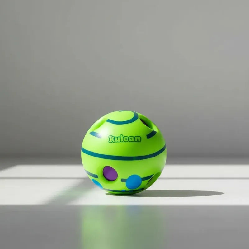 Juguete Para Perro Pelota Con Sonido 14 Cm Kulcan Verde Claro